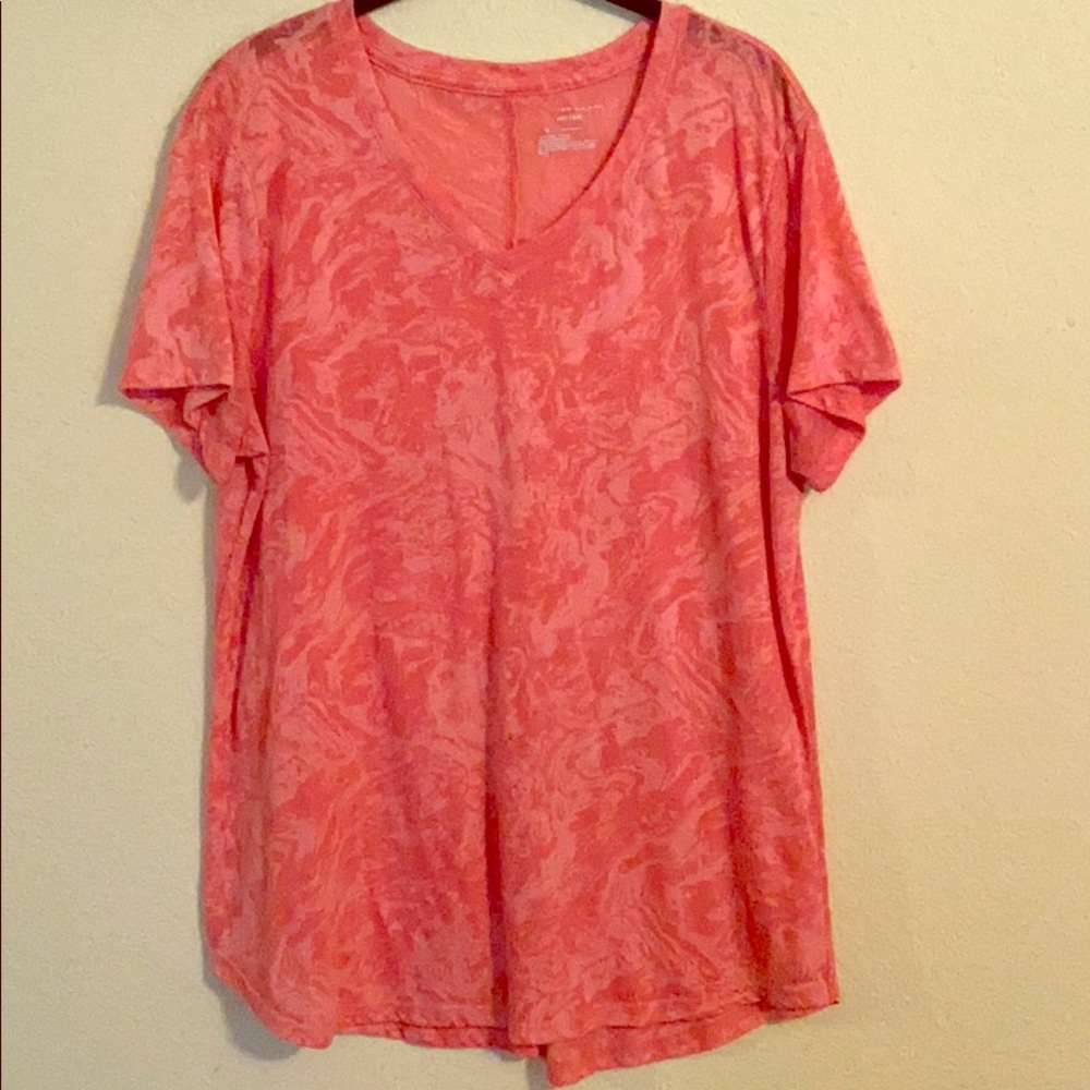 TekGear DryTek Sheer Coral Tee - XL